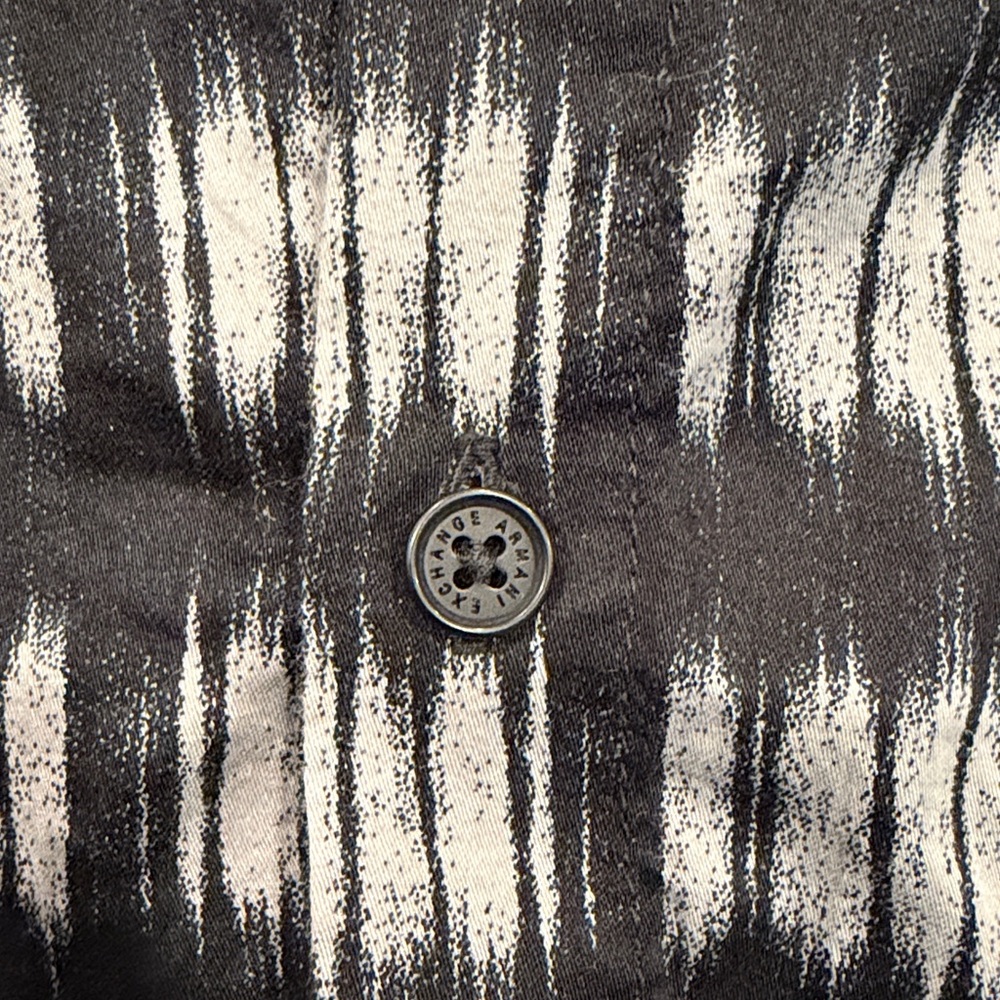 A/X Armani Exchange Black and White Men's XL long sleeve Shirt - Picture 7 of 9